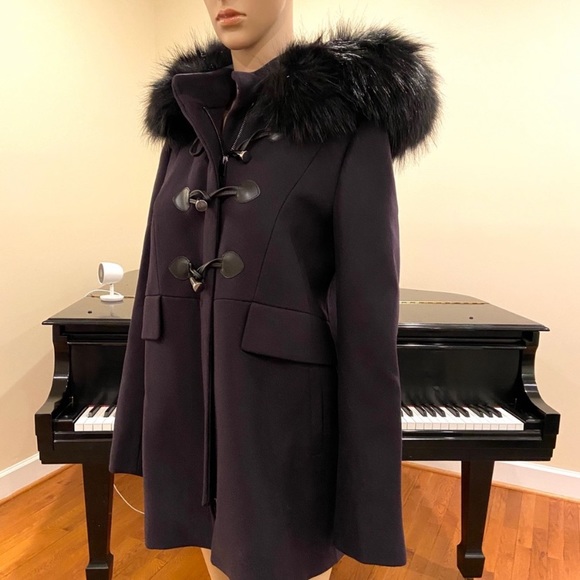 Fur hood duffle coat Clearance